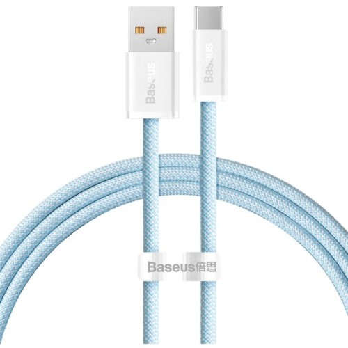 Дата кабель USB 2.0 AM to USB-C 1.0m 5A Blue Baseus (CALD000603)