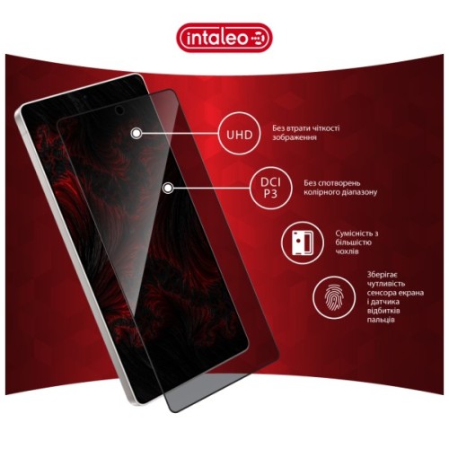 Скло захисне Intaleo Privacy Samsung Galaxy S25 Ultra Black (1283126607820)