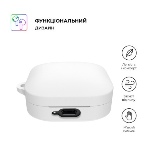 Чохол для навушників Armorstandart Hang Case для Xiaomi Redmi Buds 6 Active White (ARM81091)