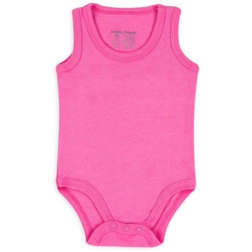 Боді дитяче Luvable Friends 3 шт без рукавів з малюнком для дівчаток (37310.9-12 F)