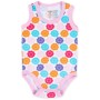 Боді дитяче Luvable Friends 3 шт без рукавів з малюнком для дівчаток (37310.9-12 F)
