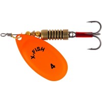 Блешня X-Fish Stark 9.5g 4 Nikel UV orange (1917.07.35)