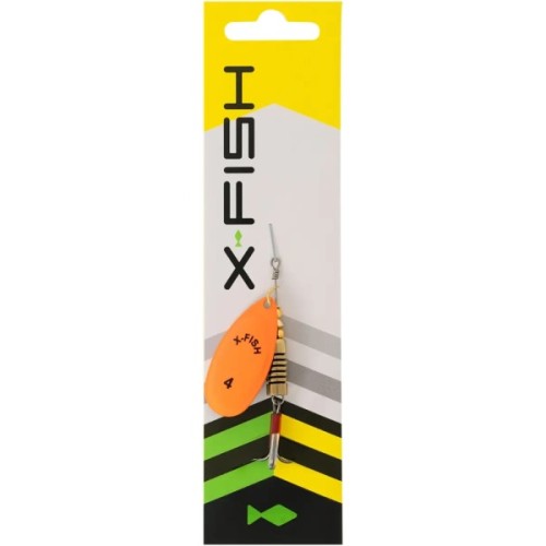 Блешня X-Fish Stark 9.5g 4 Nikel UV orange (1917.07.35)
