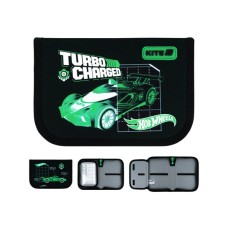 Пенал Kite Hot Wheels 621, без наповнення, 1 відділення, 1 відворот (HW26-621)