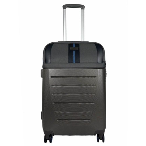 Валіза Semi Line 24" (M) Dark Brown/Blue Line (T5736-2) (DAS303804)