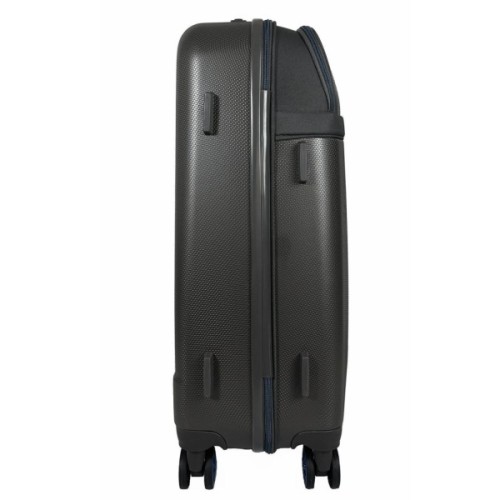 Валіза Semi Line 24" (M) Dark Brown/Blue Line (T5736-2) (DAS303804)