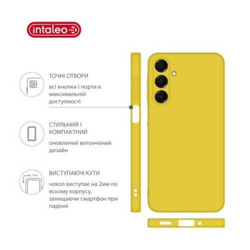 Чохол до мобільного телефона Intaleo Silicone Samsung Galaxy A16 Yellow (1283126600005)