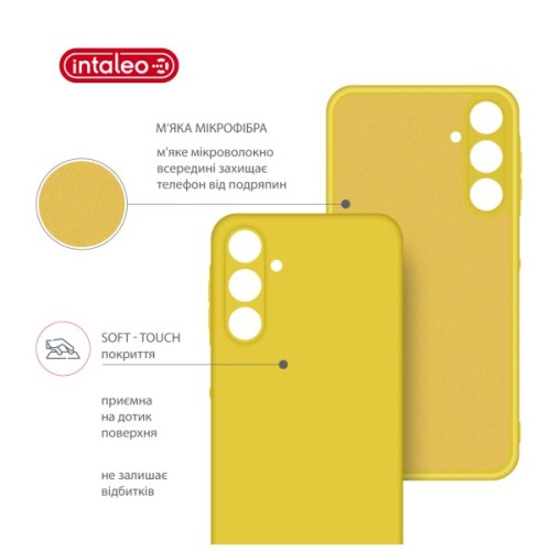 Чохол до мобільного телефона Intaleo Silicone Samsung Galaxy A16 Yellow (1283126600005)