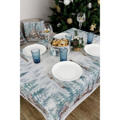 Скатертина Прованс гобеленова Казкові гноми 135х140 см (038444)