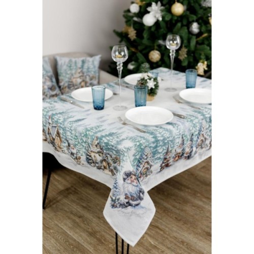 Скатертина Прованс гобеленова Казкові гноми 135х140 см (038444)