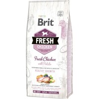 Сухий корм для собак Brit Fresh Chicken/Potato Puppy 12 кг (8595602530717)