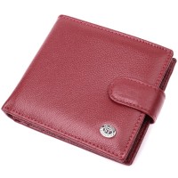 Гаманець ST Leather З натуральної шкіри Бордовий (22554)