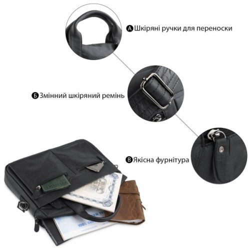 Сумка Vintage Чорна (14054)