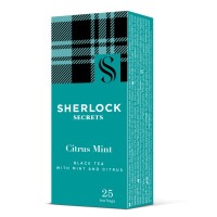 Чай Sherlock Secrets Citrus Mint чорний 25х2 г (shs.01138)