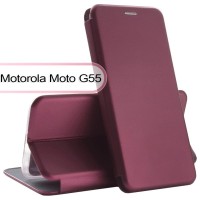 Чохол до мобільного телефона BeCover Exclusive Motorola Moto G55 Red Wine (713521)