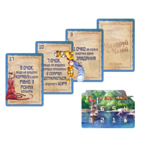 Настільна гра Geekach Games Острів котів: Мандруй та малюй (The Isle of Cats Explore & Draw) (GKCH044OKM)