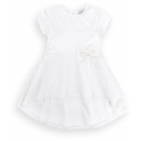 Плаття дитяче Breeze с гипюровой фигурной юбкой (8302-98G-beige)