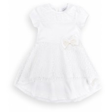 Плаття дитяче Breeze с гипюровой фигурной юбкой (8302-98G-beige)