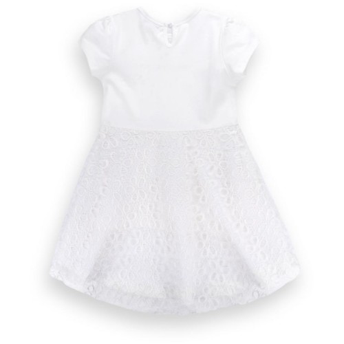Плаття дитяче Breeze с гипюровой фигурной юбкой (8302-98G-beige)
