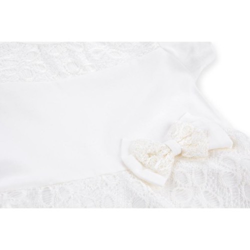 Плаття дитяче Breeze с гипюровой фигурной юбкой (8302-98G-beige)