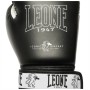 Боксерські рукавички Leone GN208 Iconic Black 16 унцій (бинти в комплекті) (GN208_Black_16oz)