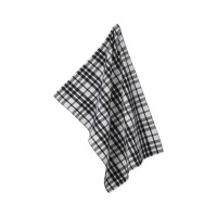 Рушник Kela кухонний Gianna, 70x50 см, чорно-білий в клітинку (12784) (00000023328)