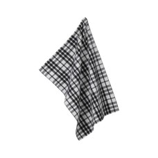 Рушник Kela кухонний Gianna, 70x50 см, чорно-білий в клітинку (12784) (00000023328)