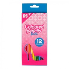 Олівці кольорові Yes 12 кол Barbie рожевий (290719)