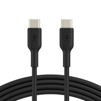 Дата кабель USB-C to USB-C 1.0m PVC black Belkin (CAB003BT1MBK)