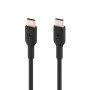 Дата кабель USB-C to USB-C 1.0m PVC black Belkin (CAB003BT1MBK)