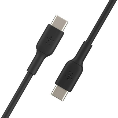 Дата кабель USB-C to USB-C 1.0m PVC black Belkin (CAB003BT1MBK)