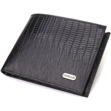 Портмоне Canpellini З натуральної шкіри Чорне (21868)