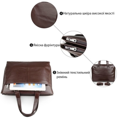 Сумка Vintage Коричнева (14399)