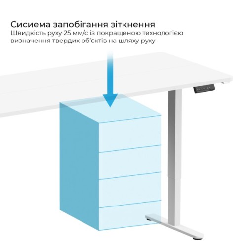 Комп'ютерний стіл OfficePro ODE1880W White (ODE1880W)