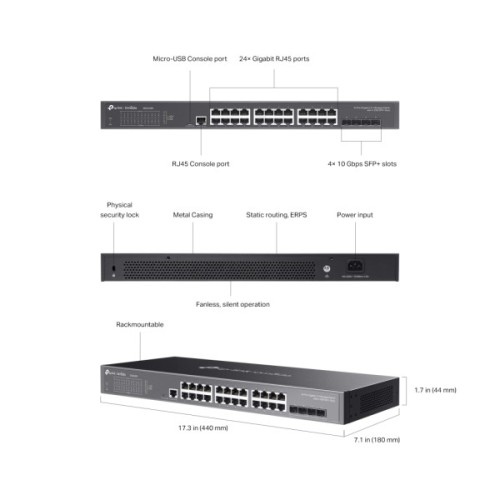 Комутатор мережевий TP-Link SG3428X