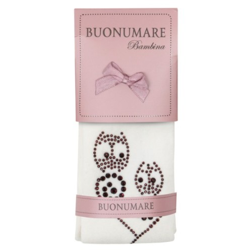 Колготки дитячі BNM зі стразами (M0C0302-1171-7G-beige)