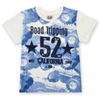 Футболка дитяча Breeze "52 California" (8763-116B-beige)
