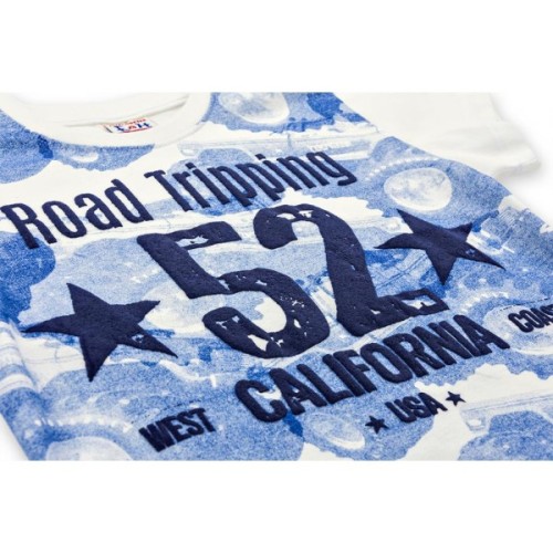 Футболка дитяча Breeze "52 California" (8763-116B-beige)