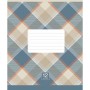 Зошит Школярик Plaid pattern 12 аркушів лінія (012-3345L)