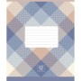 Зошит Школярик Plaid pattern 12 аркушів лінія (012-3345L)