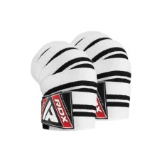 Бинт для спорту RDX на коліна K1 GYM Knee Wraps White/Black Plus (WAH-K1W+) Бинт для спорту RDX на коліна K1 GYM Knee Wraps White/Black Plus (WAH-K1W+)
