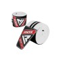 Бинт для спорту RDX на коліна K1 GYM Knee Wraps White/Black Plus (WAH-K1W+)
