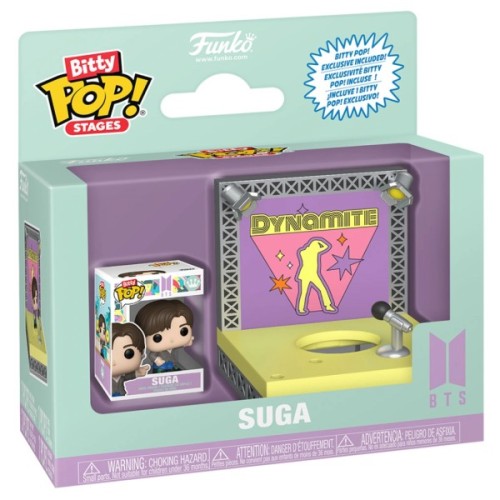 Фігурка Funko Pop набір Bitty POP! Stages серії BTS - Шуґа (Dynamite) (86740)