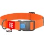 Нашийник для тварин WAUDOG Waterproof з QR паспортом пластиковий фастекс XXL помаранчевий (25114)