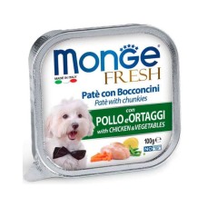 Консерви для собак Monge DOG FRESH курка з овочами 100 г (8009470013031)