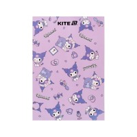 Блокнот Kite Kuromi A5, 50 аркушів, клітинка (HK25-194-1)