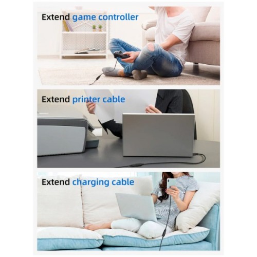 Дата кабель USB 3.0 AM/AF 2.0m Cabletime (CA915408)