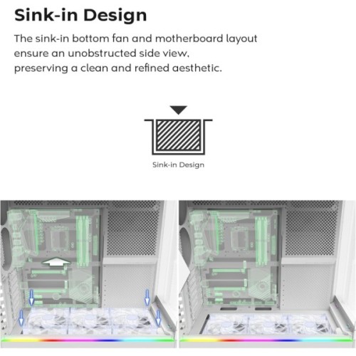 Корпус для ПК MONTECH HS01 PRO (W)