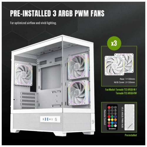 Корпус для ПК Gamemax VISTA 2 MW