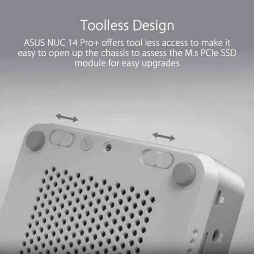 Комп'ютер ASUS NUC 14 Pro+ RNUC14RVSU700002I Kit(L6) / Ultra 7 155H, M.2 22x80 NVMe; 22x42 NVMe (90AR0051-M000A0)